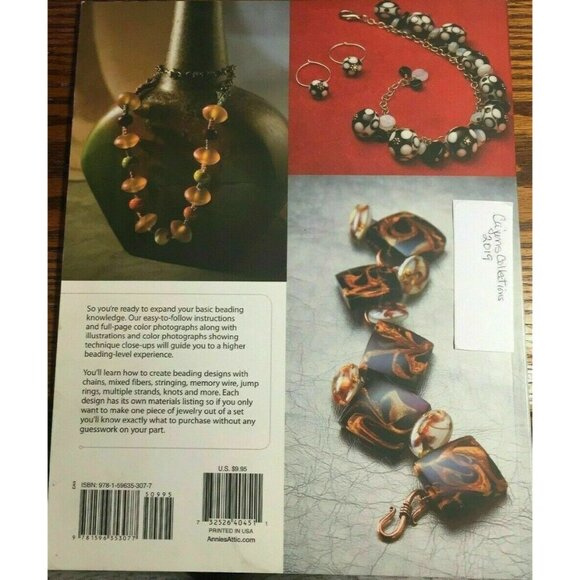 Jewelry Making Annie Attic TAKE NEXT STEP Beading 26 Design Patterns Book USA - Picture 3 of 5